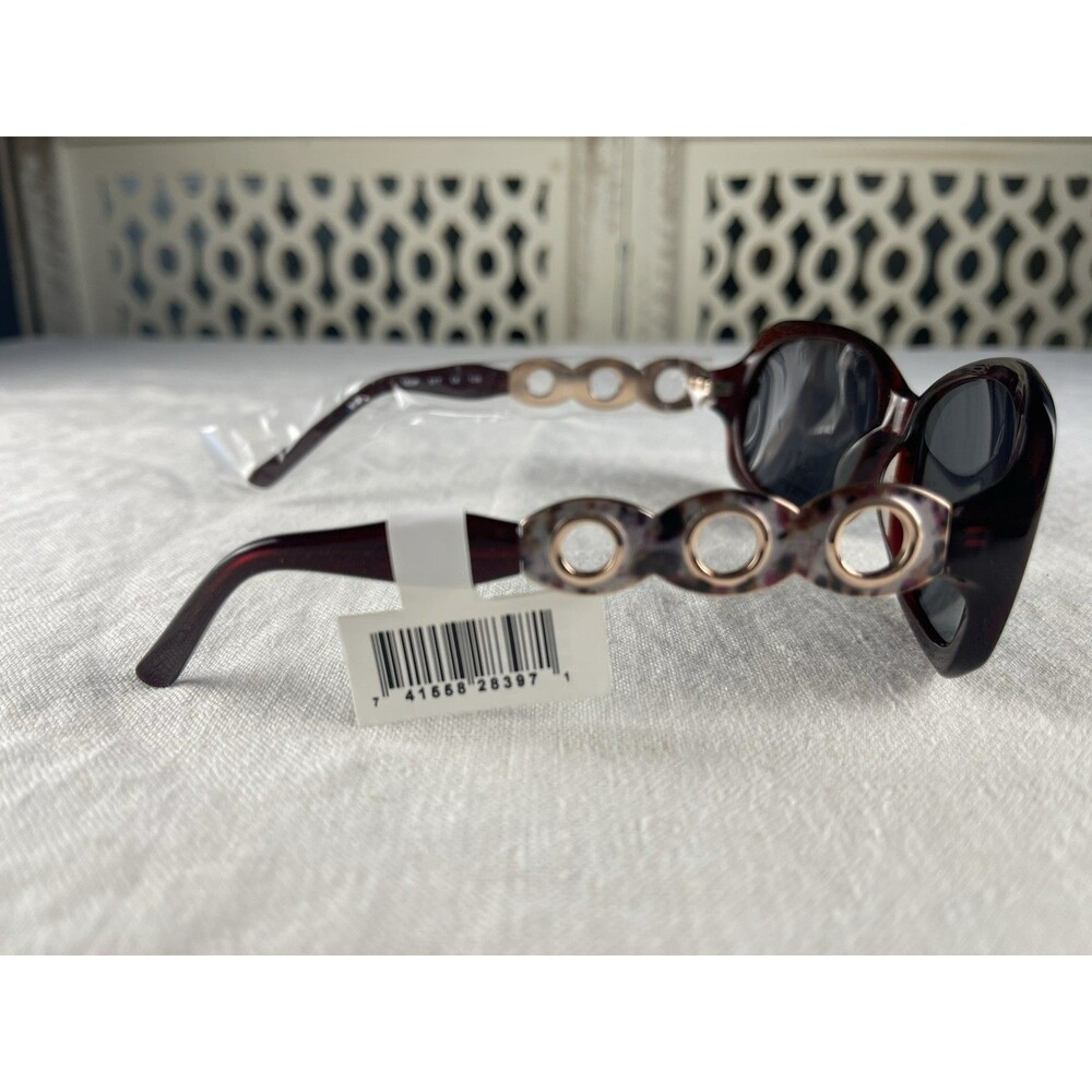 NWT Sol Daisy Fuentes Womens Rxable Sunglasses Burgundy - Picture 6 of 7